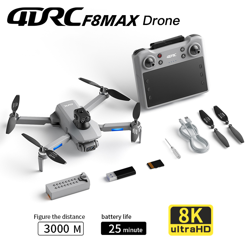 Drone Racing Camera - Dron F8 MAX GPS Profesjonalny z