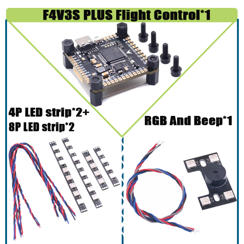 RCtoSky F4V3S PLUS F722 F745 H – Drone Racing Flight Controller recenzja i cena