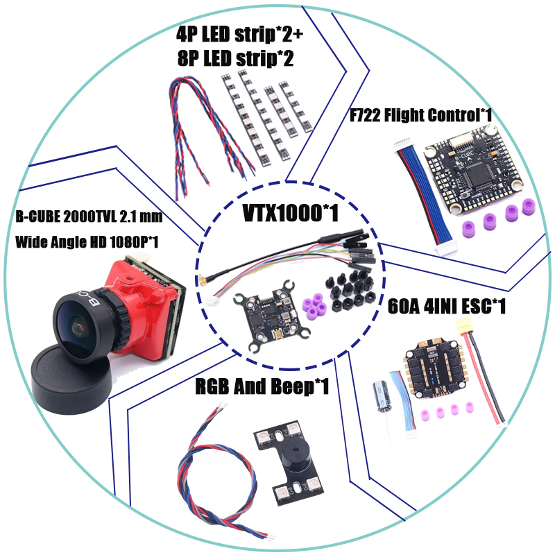 RCtoSky F4V3S PLUS F722 F745 H – Drone Racing Flight Controller recenzja i cena